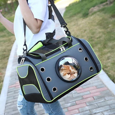 sac-a-dos-pour-chat-vert