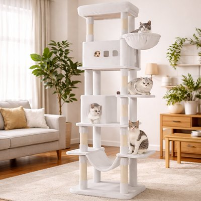 Arbre à Chat xxl blanc