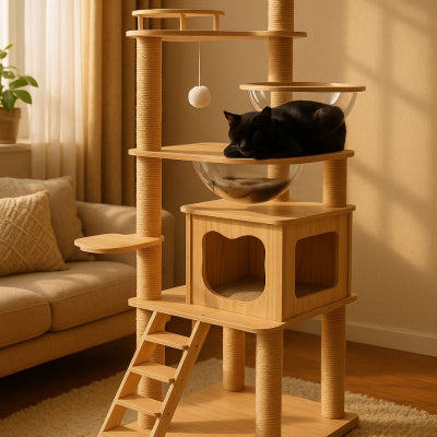 arbre-à-chat-en-bois-super-sécuritaire