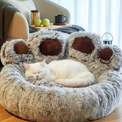Coussin-pour-chat-gris