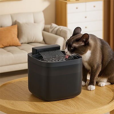 fontaine-eau-chat-facile-à-utiliser